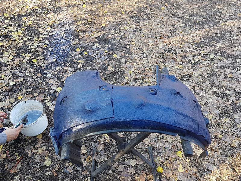 жидкий полимер на арках