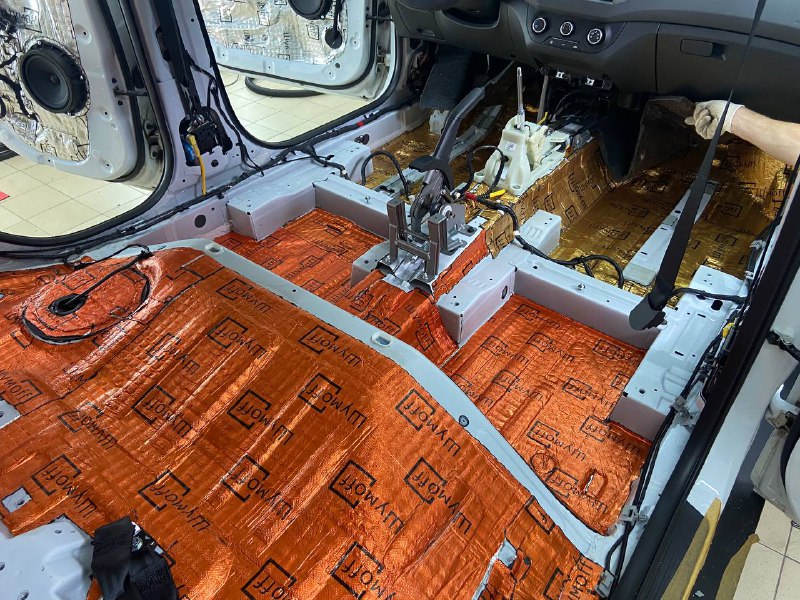 Пол шумоизоляция Hyundai Creta 1 сл