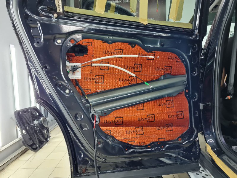 Двери шумоизоляция Hyundai Palisade 2 слой фото
