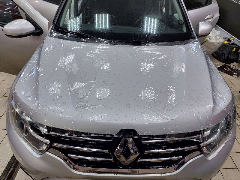 Бронирование капота Renault Duster в Воронеже