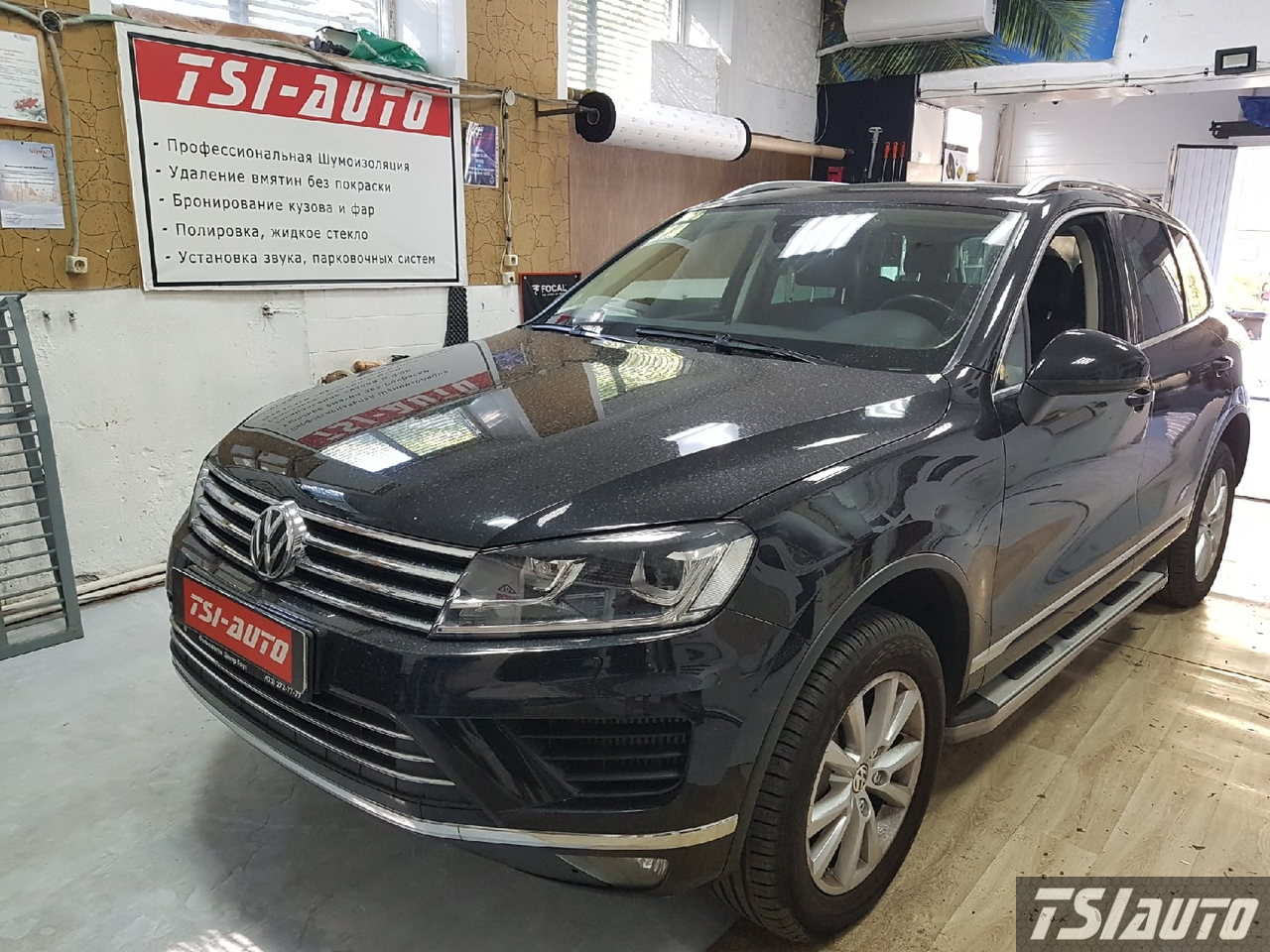 Правильная шумоизоляция Volkswagen Touareg 2 NF в Воронеже 